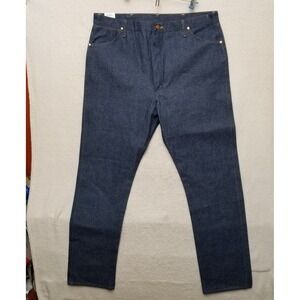 42x34 Vintage Wrangler Mens Blue Pro Rodeo Jeans Raw Denim Cowboy Cut